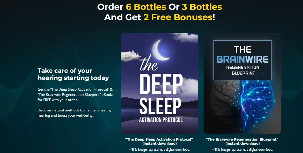 3 FREE BOUNUSES IN 6 BOTTLE